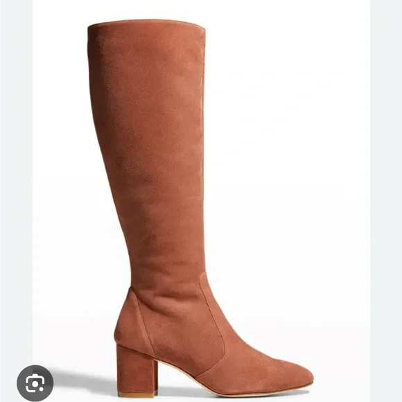 Stuart Weitzman Tan Knee-High Suede Boots - Picture 2 of 7
